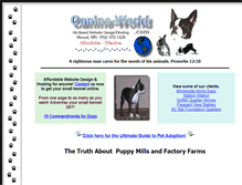 Tablet Screenshot of canine-world.com